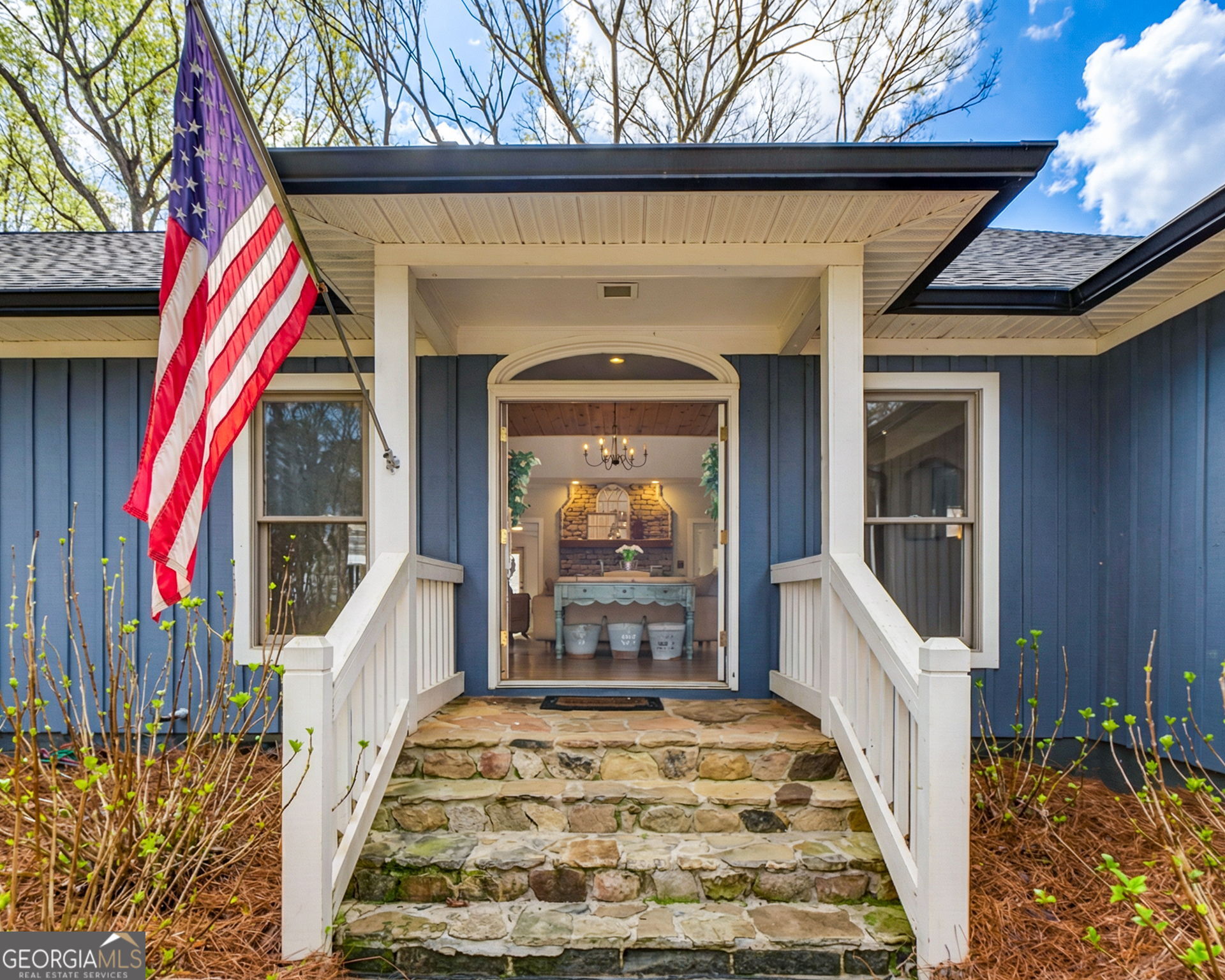 7581 Old Zebulon Road Molena, GA 30258 - Photo 7 of 79 a front view of a house with a porch