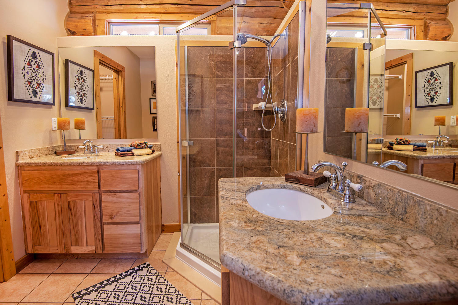 16700 Fair Mile Road Sisters, OR 97759 - Photo 21 of 60 2 Closets, 2 Vanities, Shower, and Access to Hot Tub