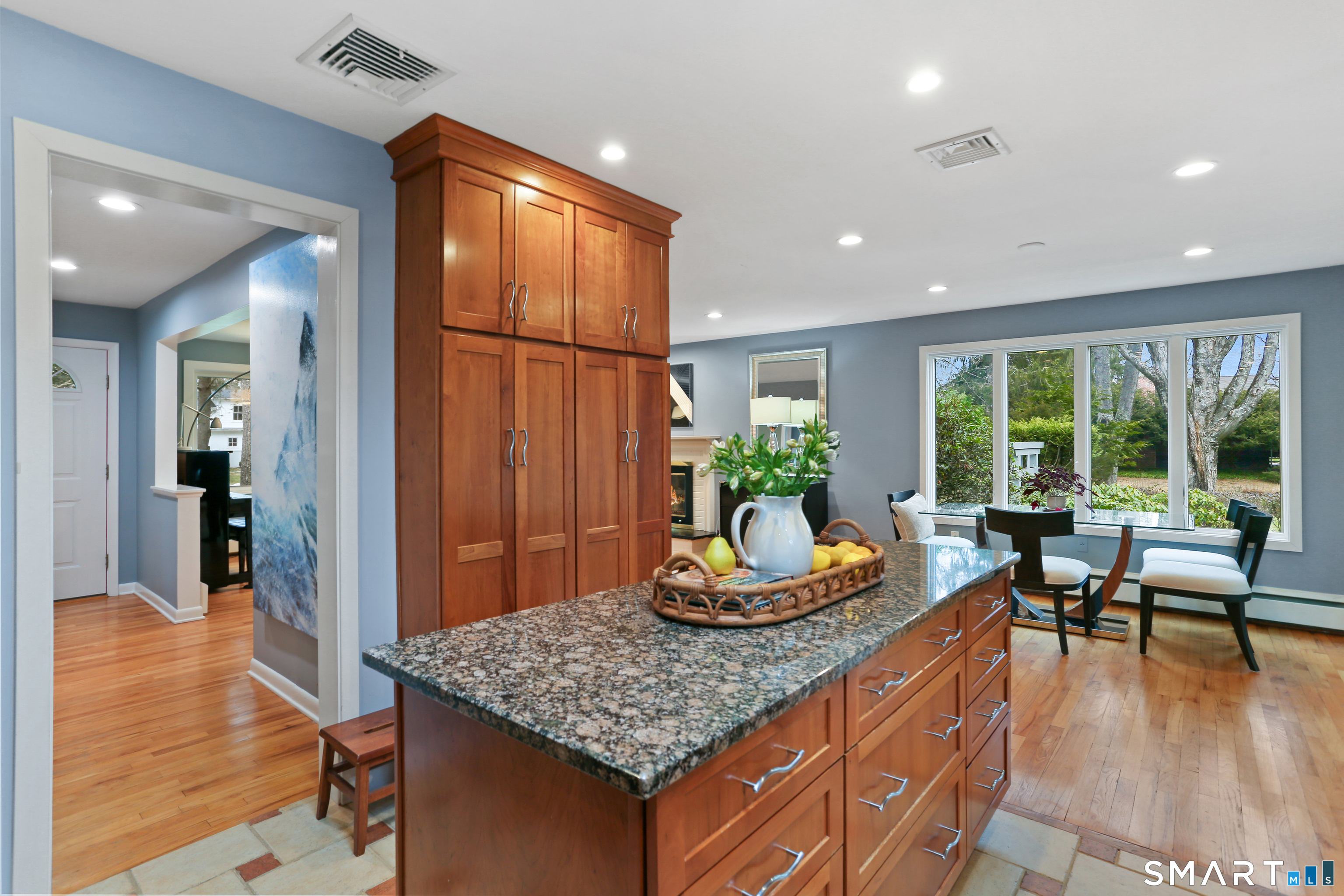 2 Rockyfield Road Westport, CT 06880 - Photo 24 of 40 Easily access the dining area and living room from the kitchen