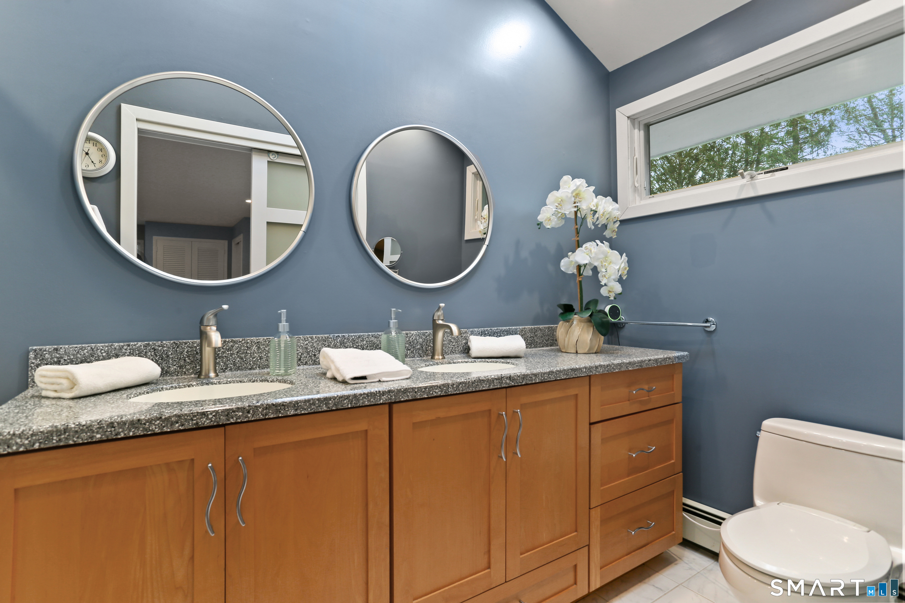 2 Rockyfield Road Westport, CT 06880 - Photo 40 of 40 Large vanity with double sinks increases functionality