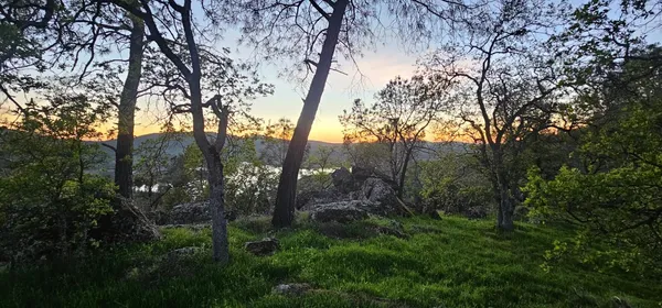 a view of mountain view with lots of trees