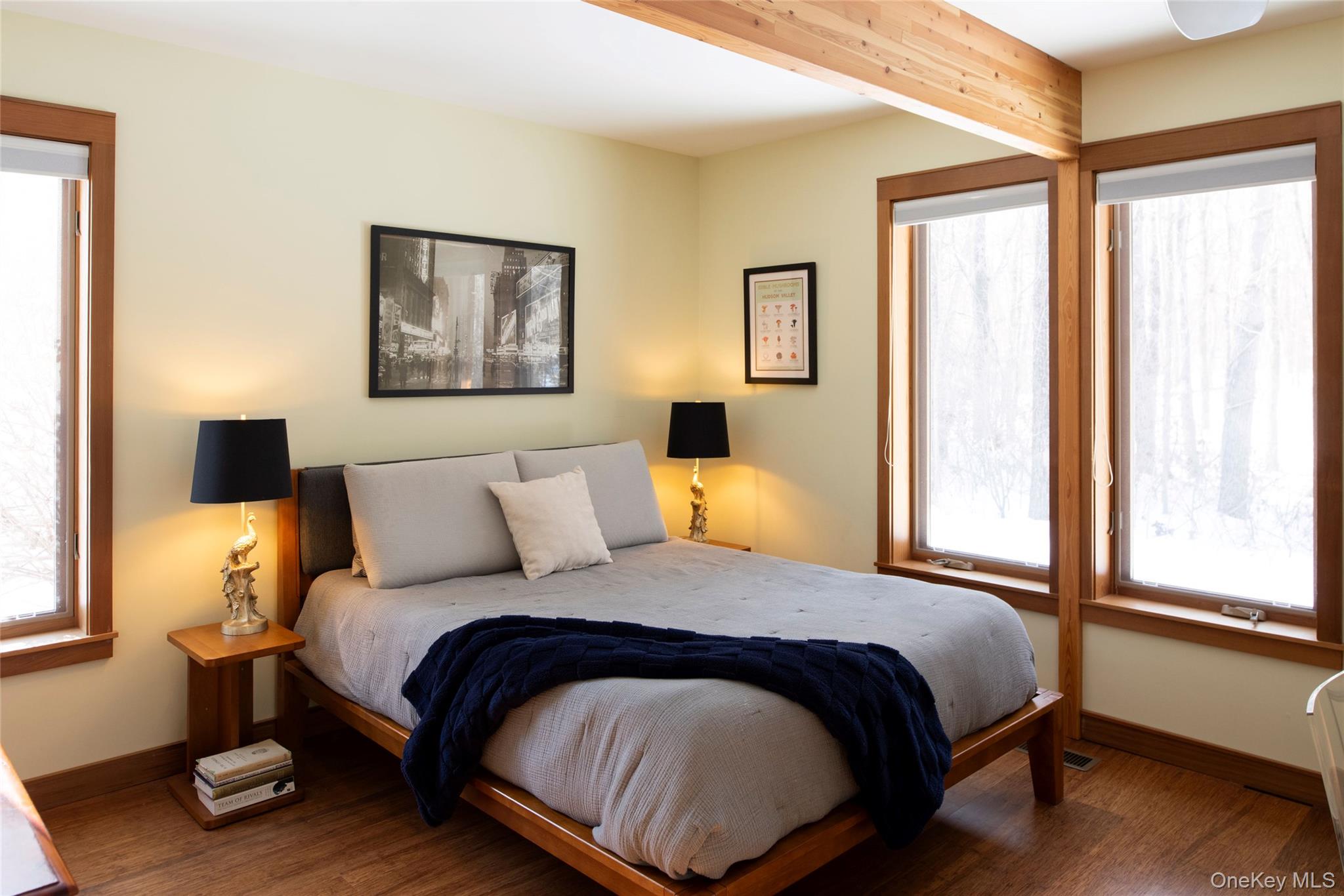 195 Vlei Road Rhinebeck, NY 12572 - Photo 13 of 25 a bedroom with a bed and a window