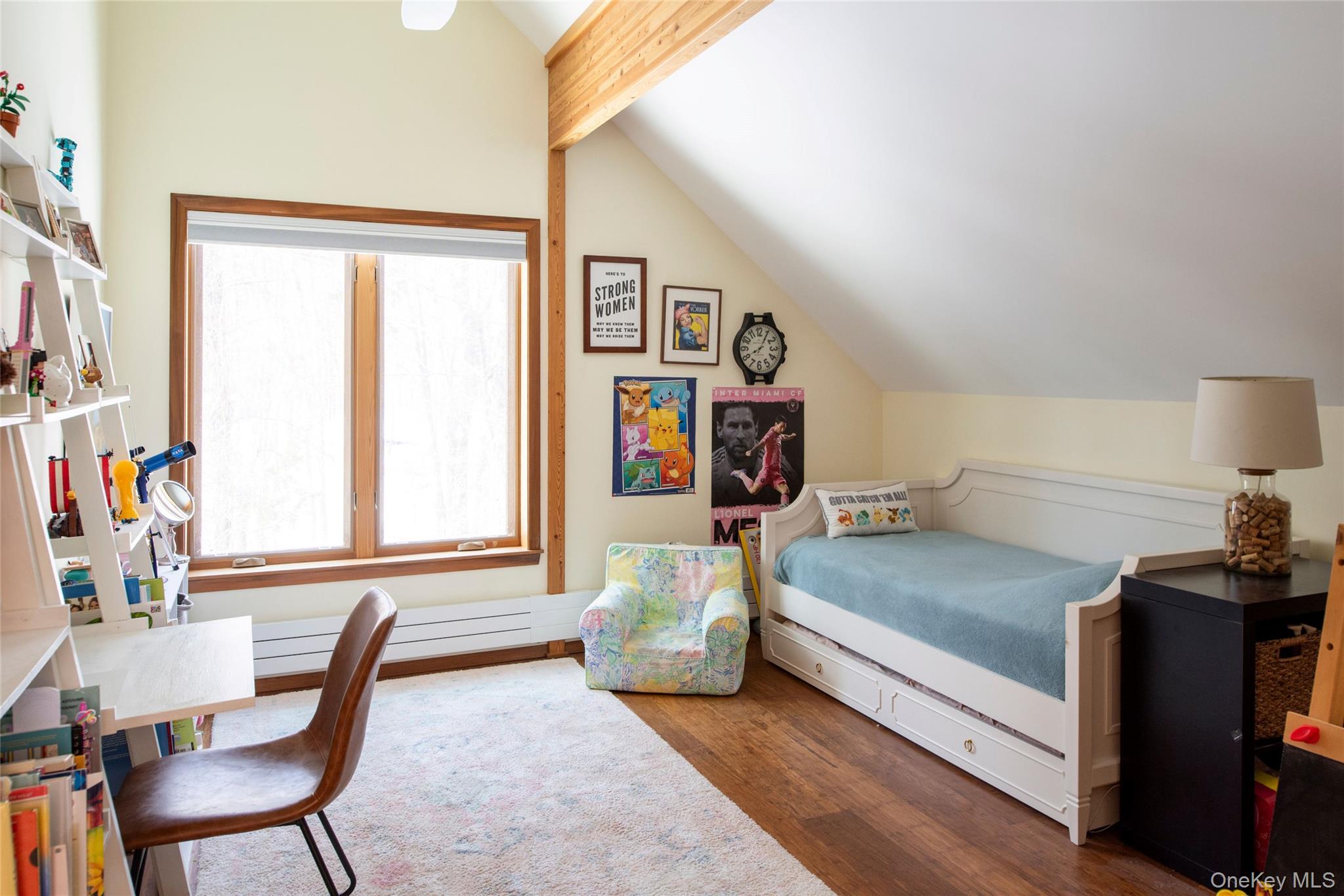 195 Vlei Road Rhinebeck, NY 12572 - Photo 16 of 25 a bedroom with furniture and a window