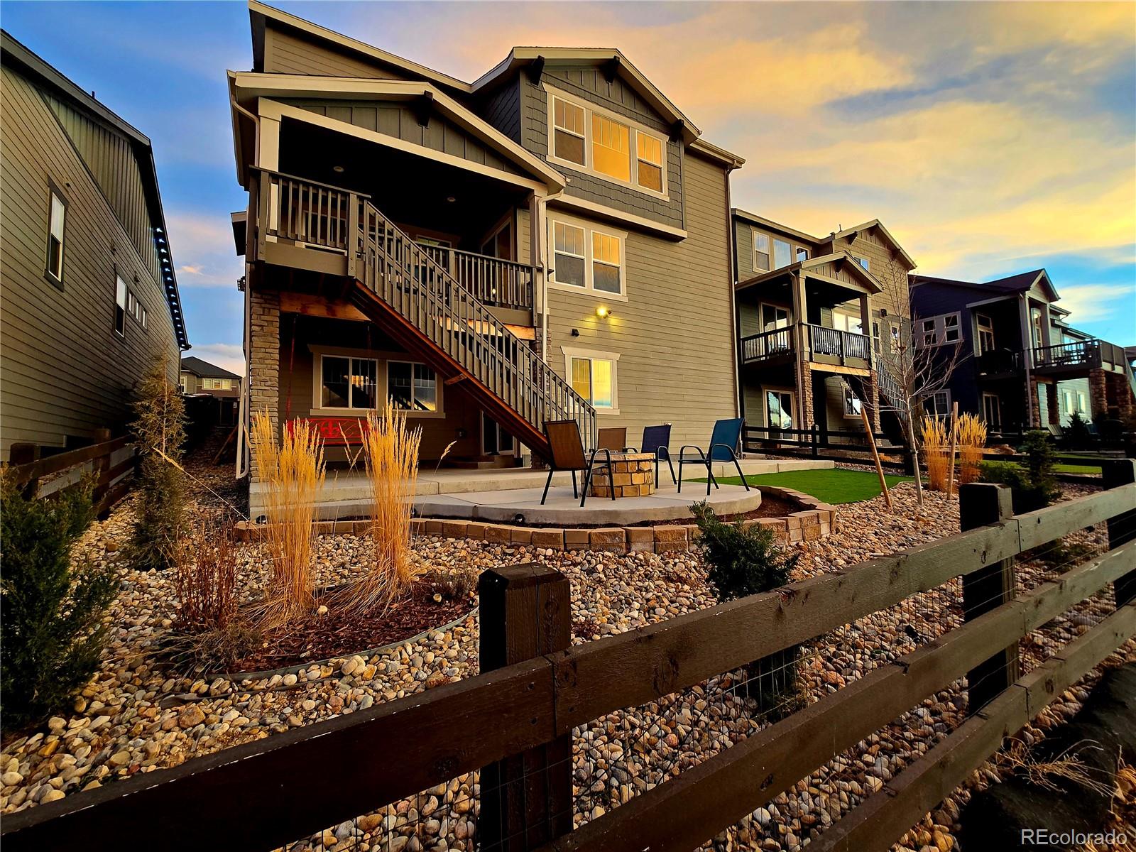 3649 Rucksack Court Castle Rock, CO 80108 - Photo 47 of 48 a front view of a house with a yard