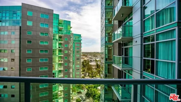a view of building from balcony