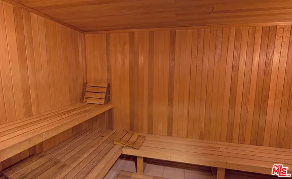 a view of wooden door