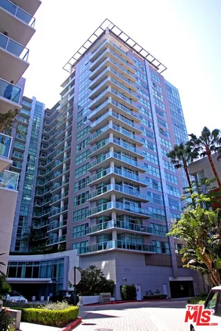 a view of a tall building