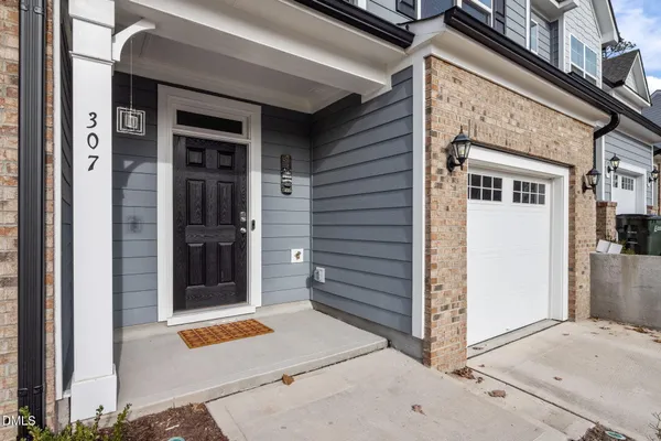 a view of front door of house