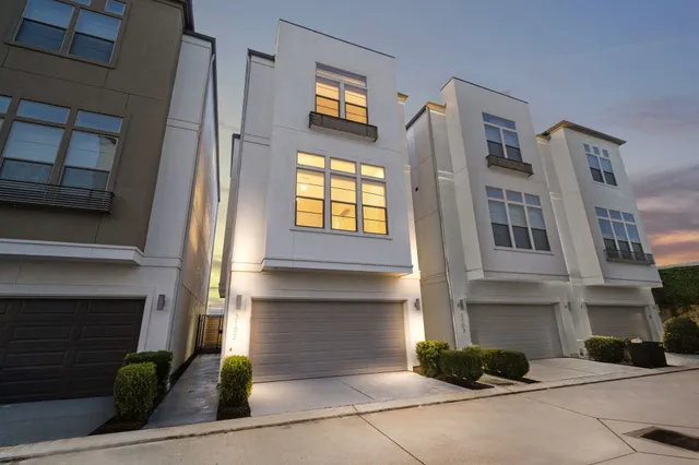 a view of building with windows