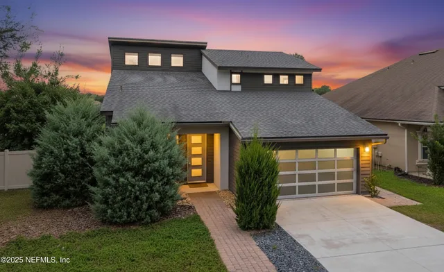 a view of a wooden door of the house