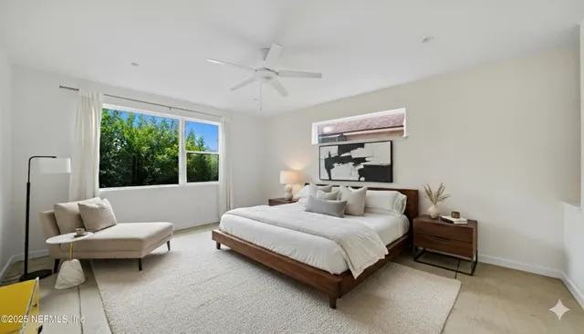 a bathroom with a sink a mirror and a vanity