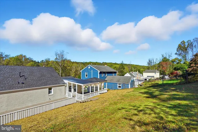 swimming pool view with a garden and plants
