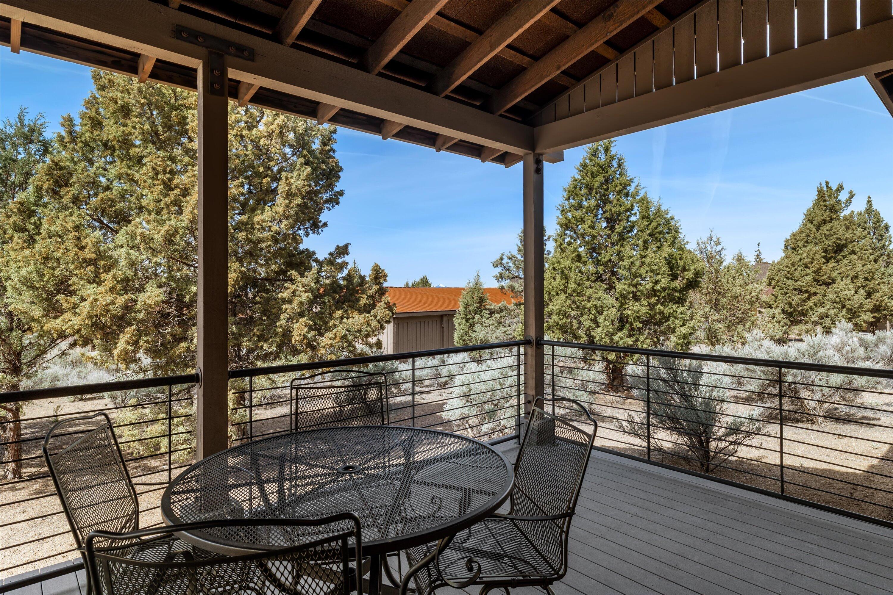16711 Southwest Brasada Rnch Road, Unit CABIN 73 Powell Butte, OR 97753 - Photo 21 of 36 Covered Back Porch to South