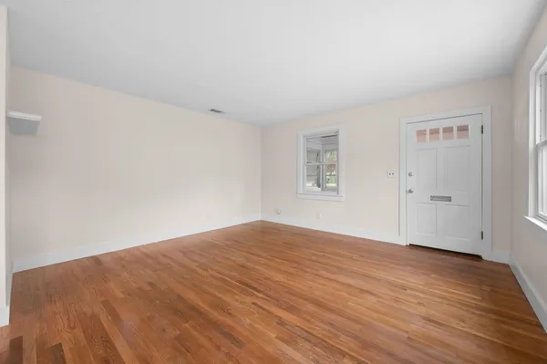 wooden floor in a room