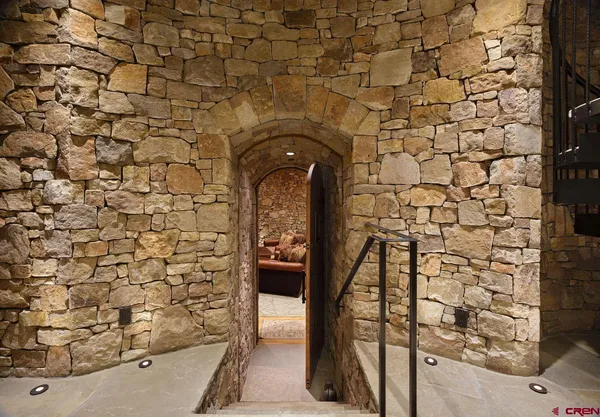 a living room with a couch and a flat screen tv