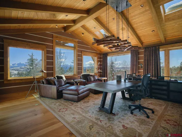 a view of street with large trees