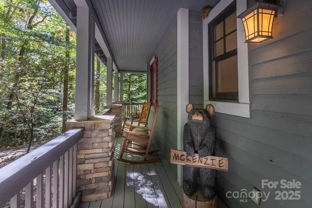 a view of balcony and patio