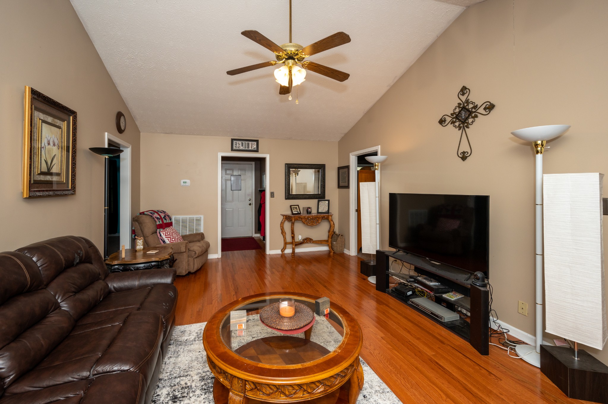 2021 Jack Teasley Road Pleasant View, TN 37146 - Photo 10 of 17 a living room with furniture and a flat screen tv