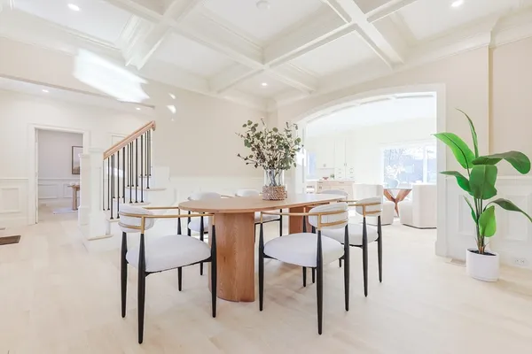 a workspace with furniture and couch