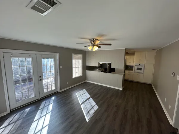 a view of livingroom with hardwood