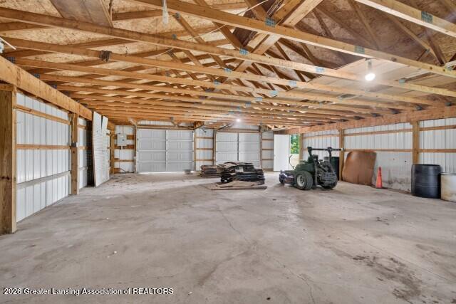 3719 South Williams Road Stockbridge, MI 49285 - Photo 30 of 47 Interior Pole Barn pic 2