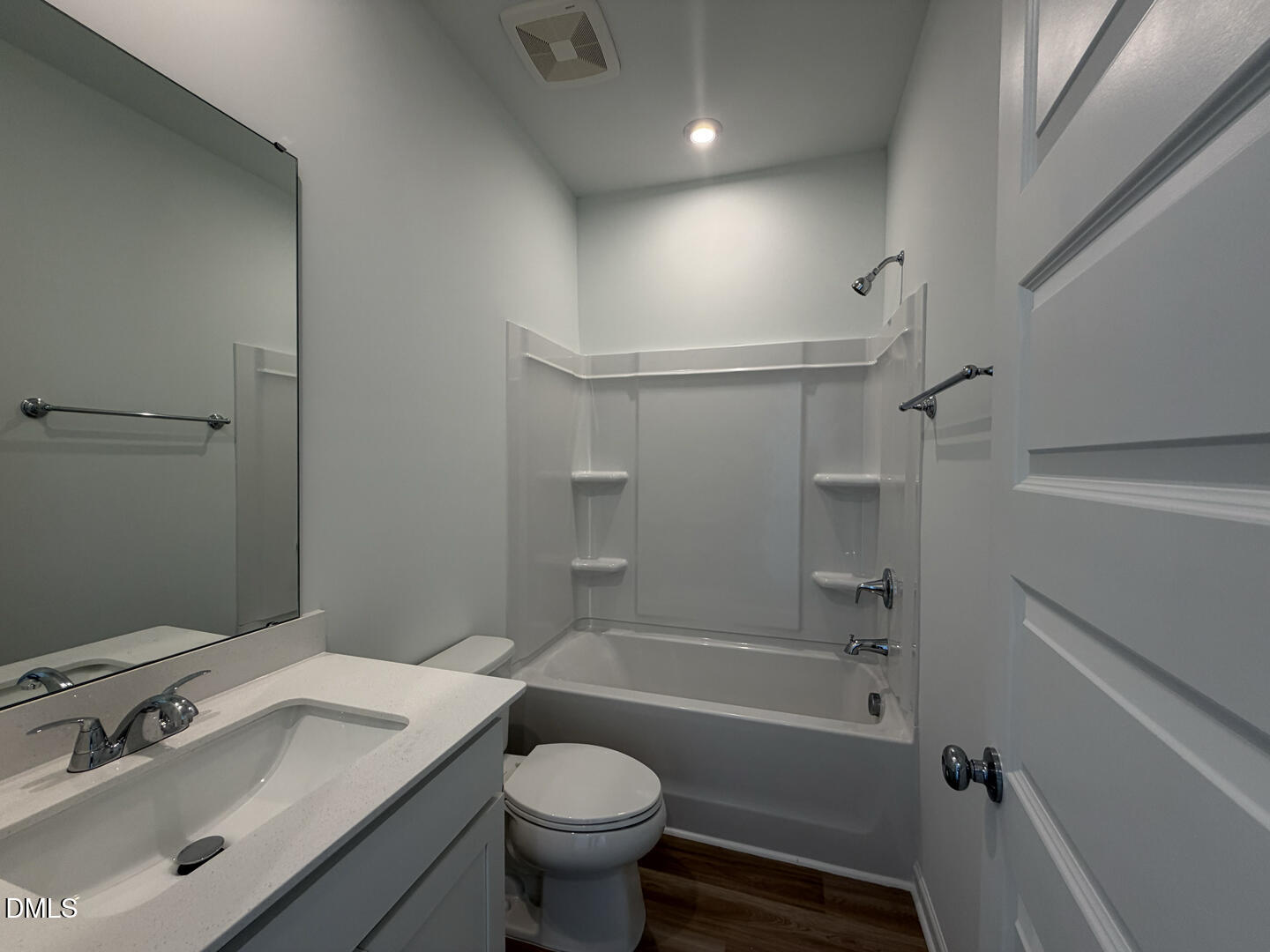 3328 Bomore Road Raleigh, NC 27610 - Photo 39 of 47 a bathroom with a sink toilet and shower