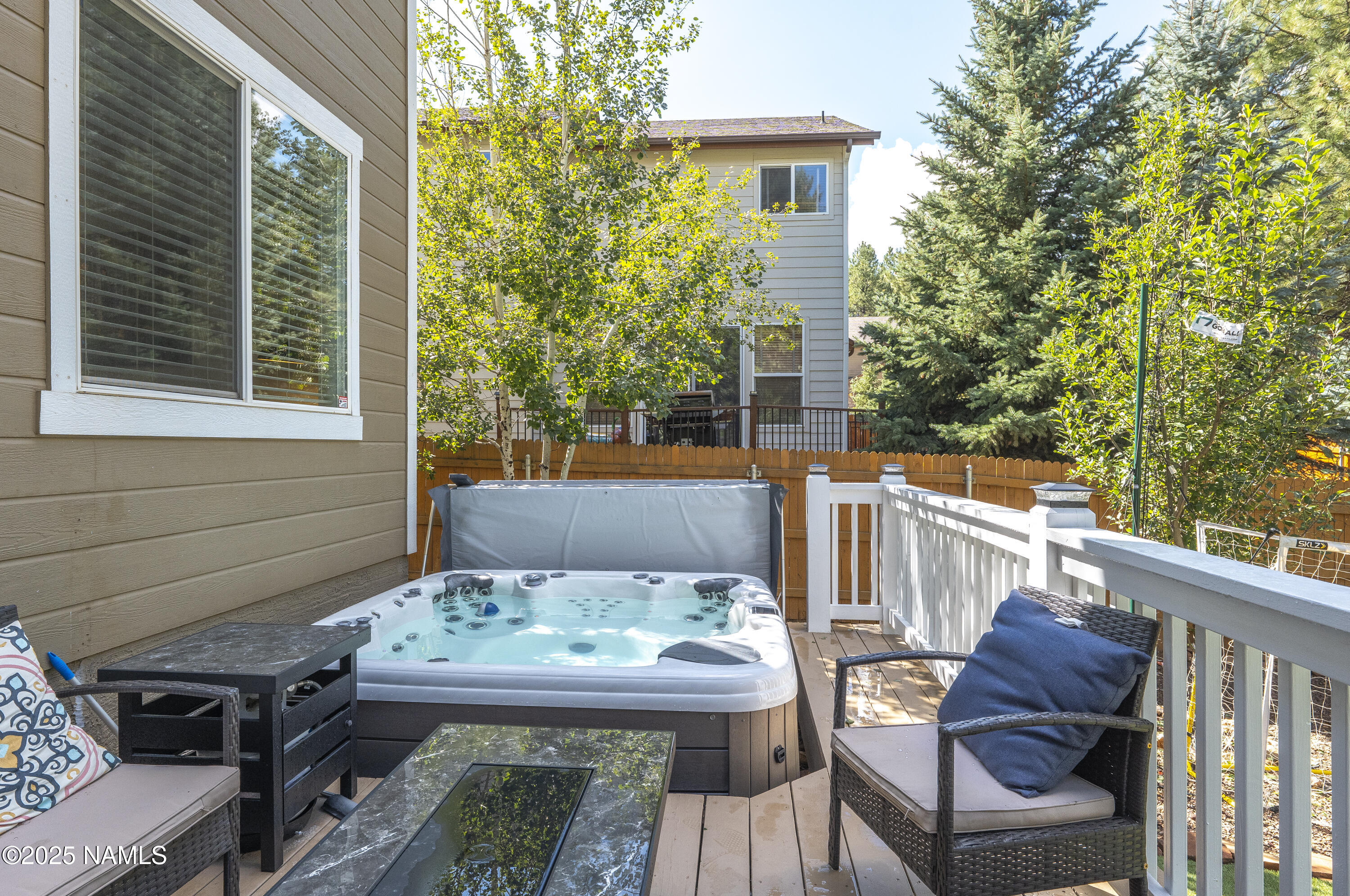5053 South Topaz Road Flagstaff, AZ 86005 - Photo 22 of 25 a view of a patio in the balcony