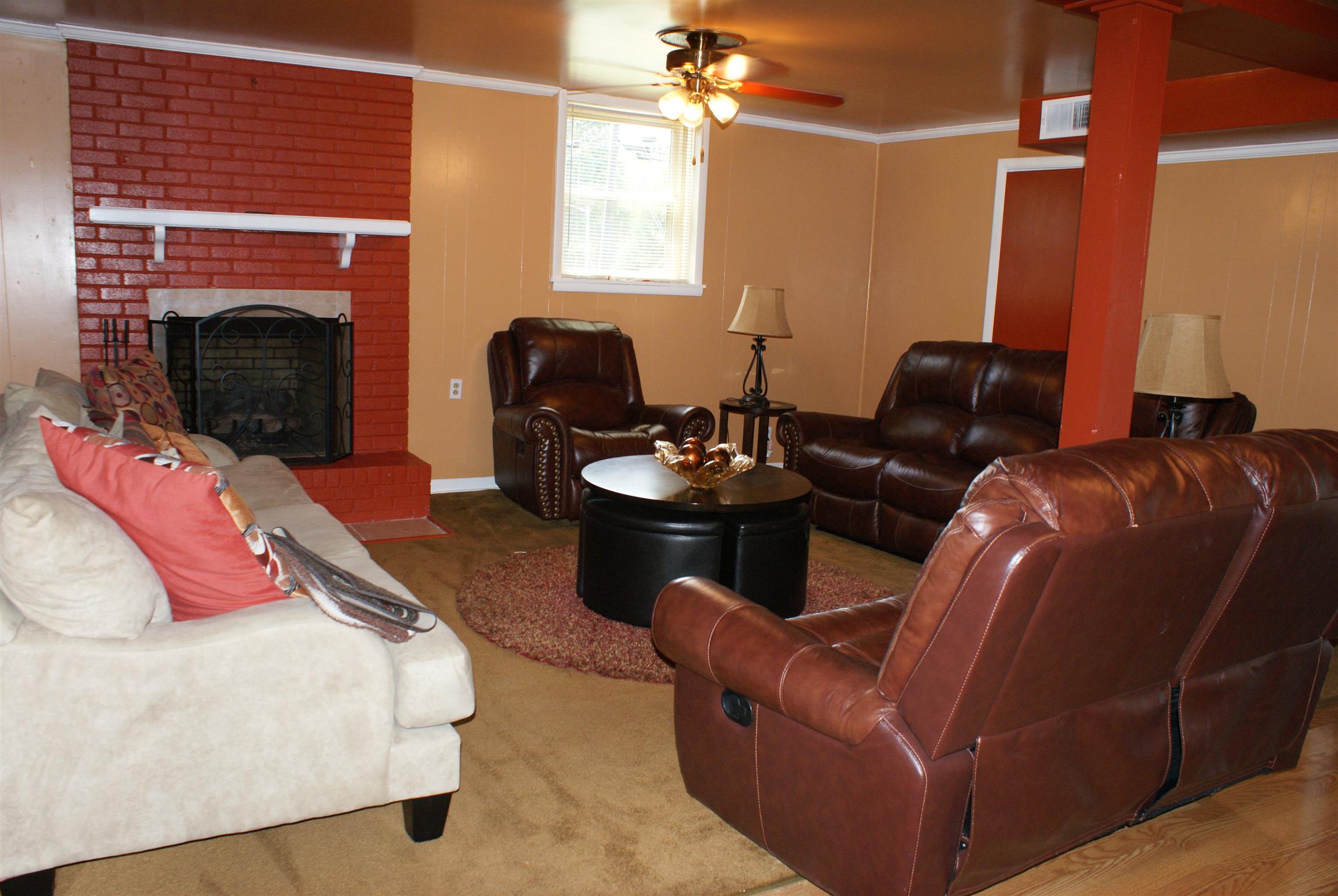 280 Bell Road Nashville, TN 37217 - Photo 12 of 22 This den area has a gas fireplace and plenty of room to gather around.