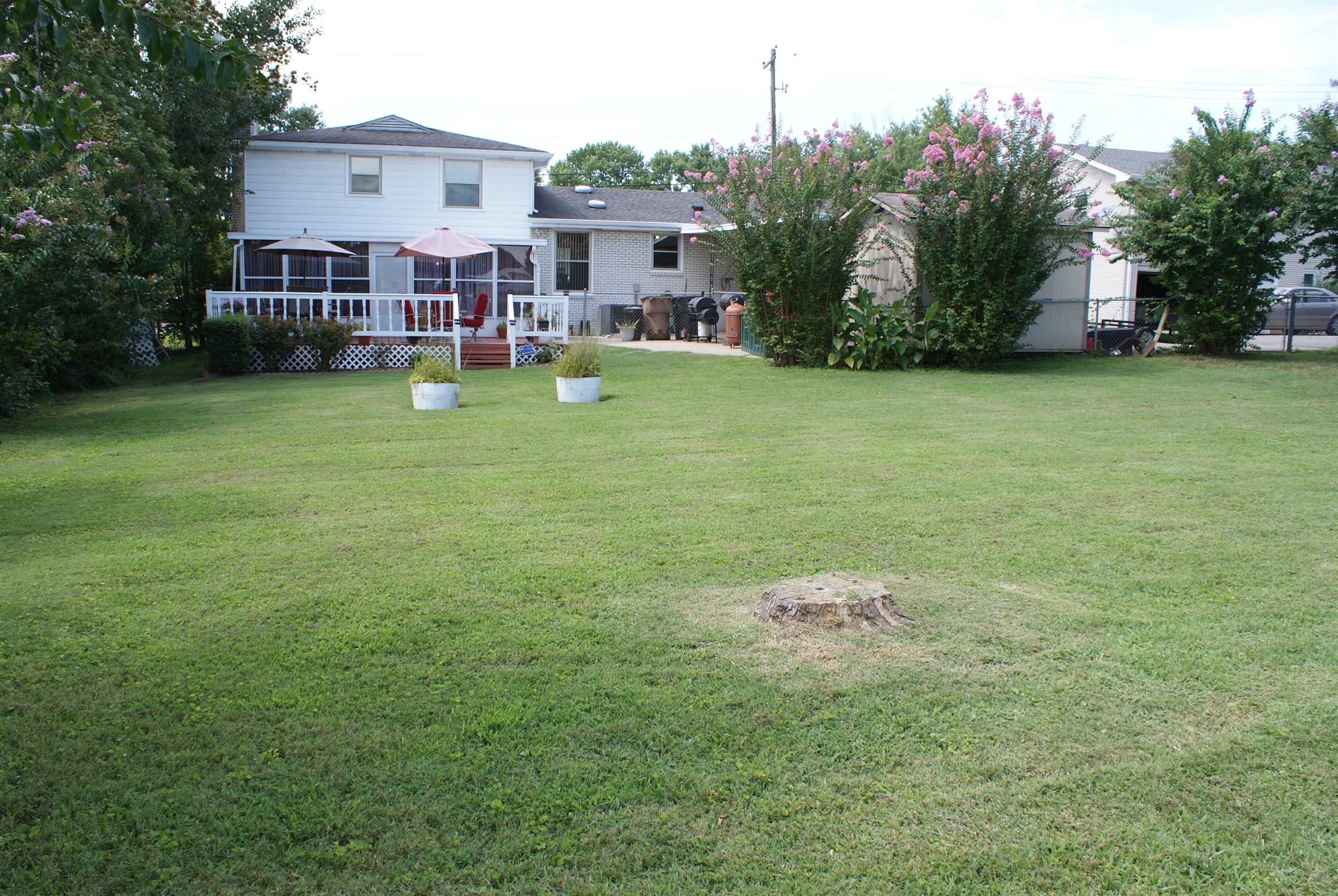 280 Bell Road Nashville, TN 37217 - Photo 19 of 22 This view features the level large yard.