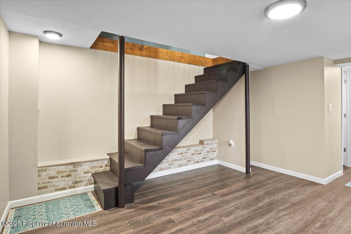 330 Lidy Road Dupont, PA 18641 - Photo 19 of 39 a view of entryway with wooden floor