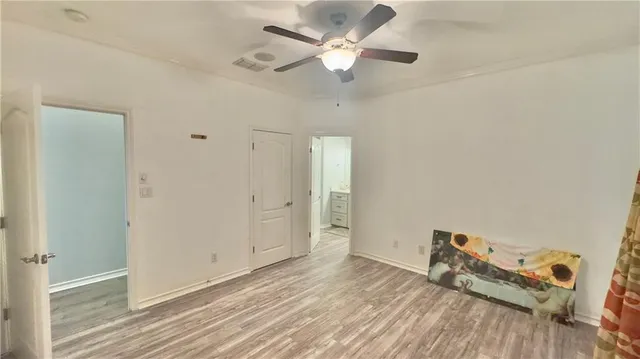 wooden floor in an empty room