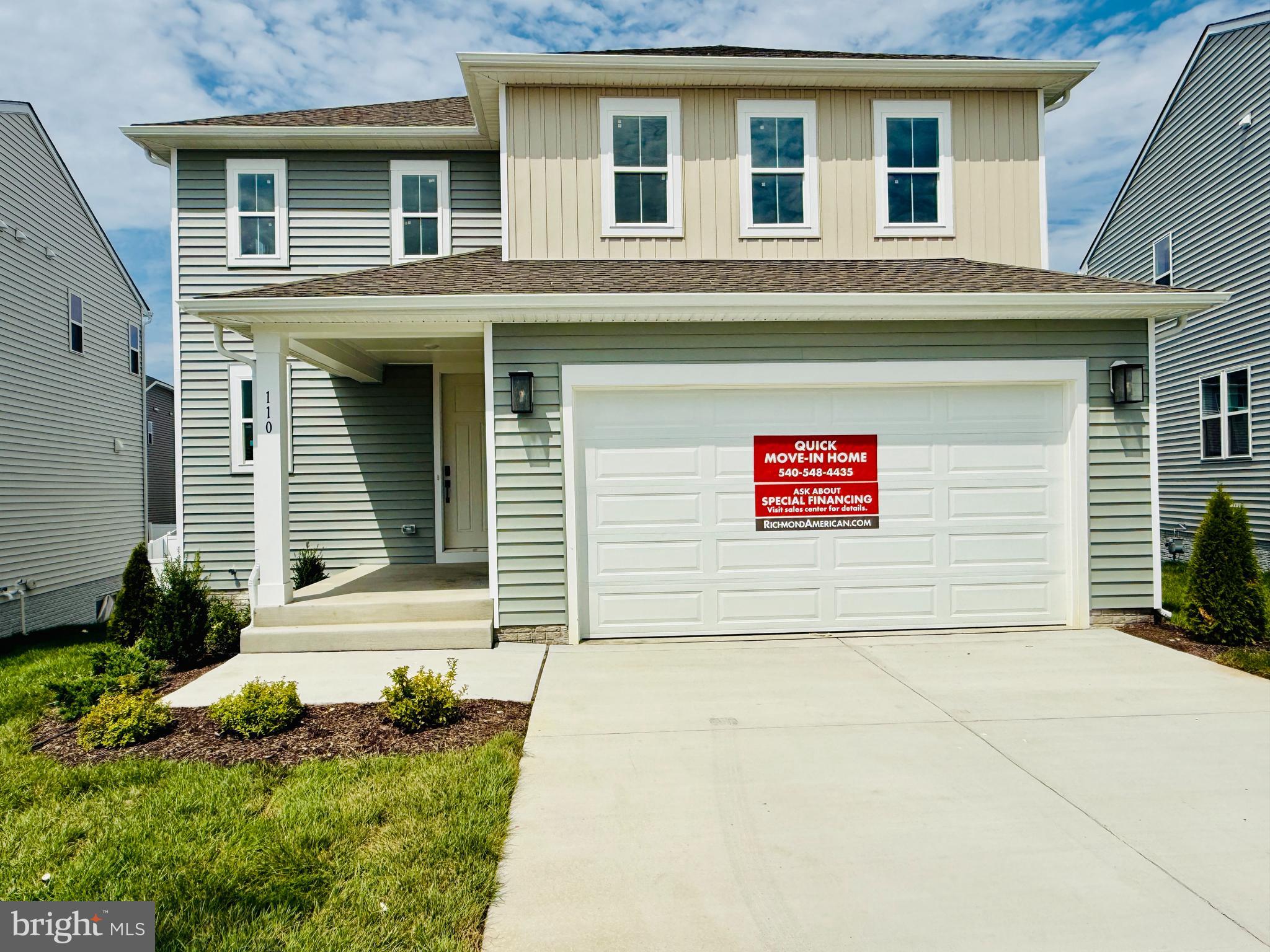 110 Midsummer Lane Middletown, VA 22645 - Photo 1 of 5 a view of a house with garage