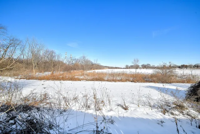 a view of ocean view with large trees
