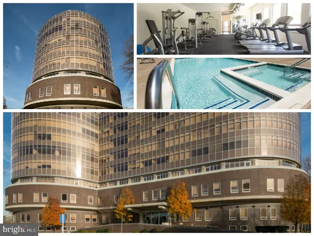 a front view of a building