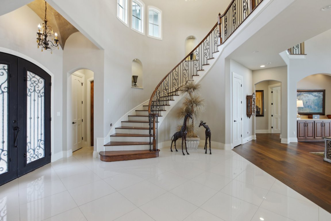 1353 Osprey Ridge Loop Lago Vista, TX 78645 - Photo 18 of 40 a view of entryway and hall with a front door