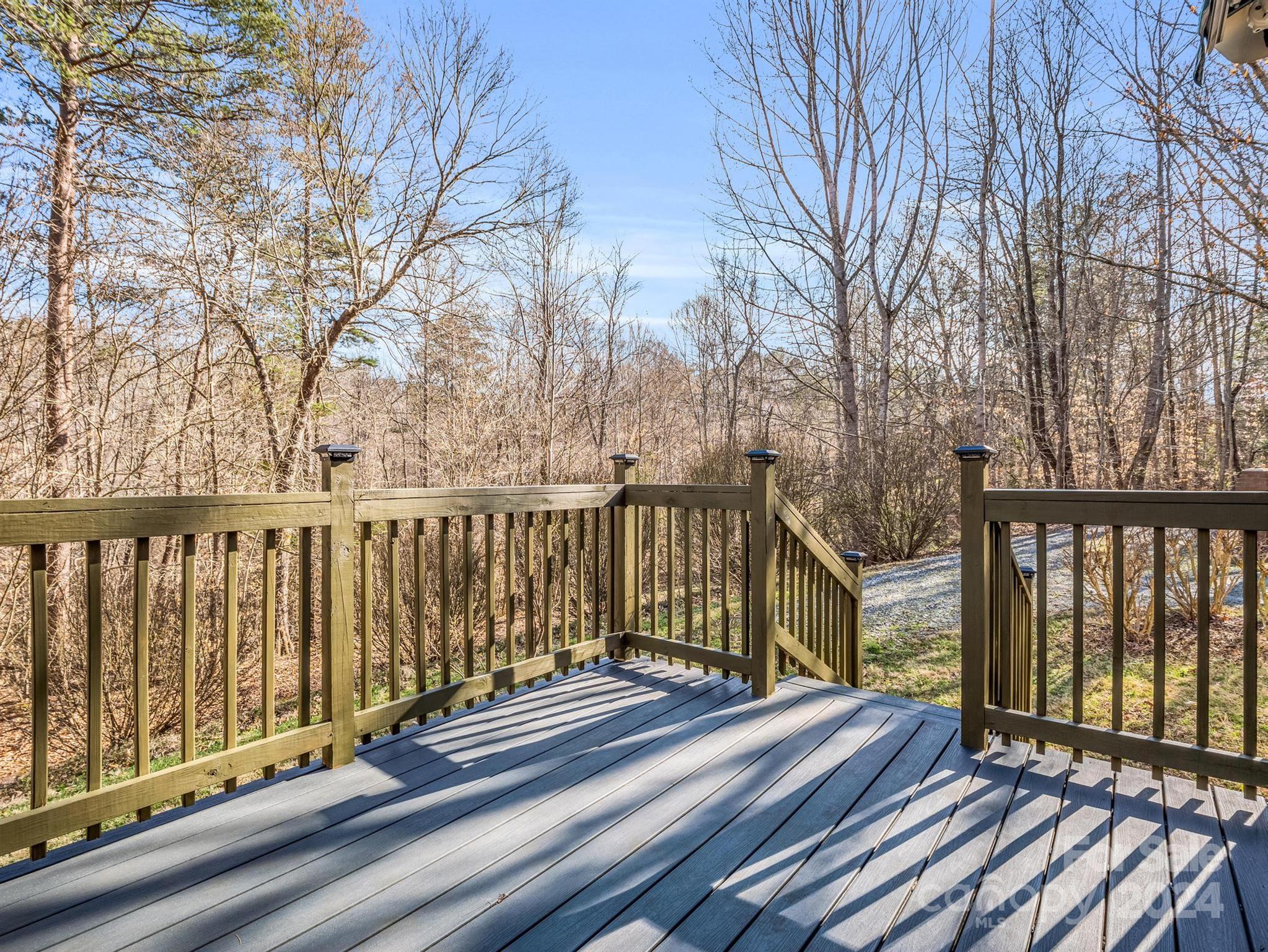 284 West T Wilkins Road Rutherfordton, NC 28139 - Photo 39 of 44 a view of a balcony with wooden floor