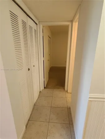 a view of a hallway in a house