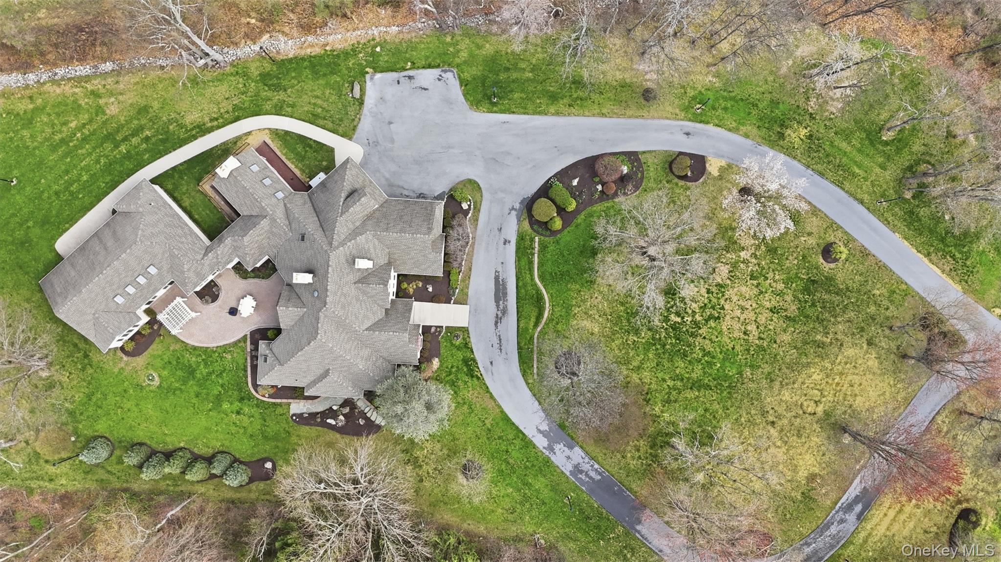 17 Forrest Way Poughkeepsie, NY 12603 - Photo 5 of 50 an aerial view of a house with garden space swimming pool and outdoor seating