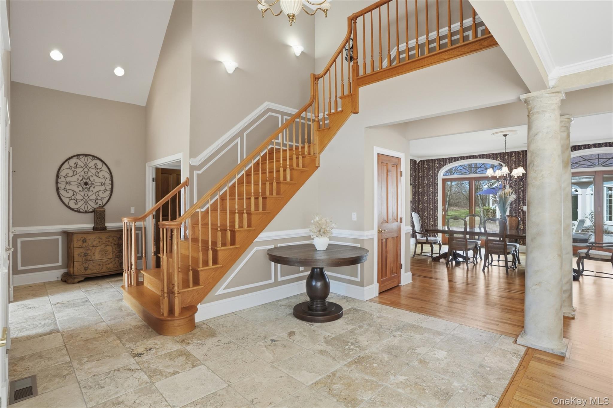 17 Forrest Way Poughkeepsie, NY 12603 - Photo 8 of 50 a view of entryway and hall with dining table