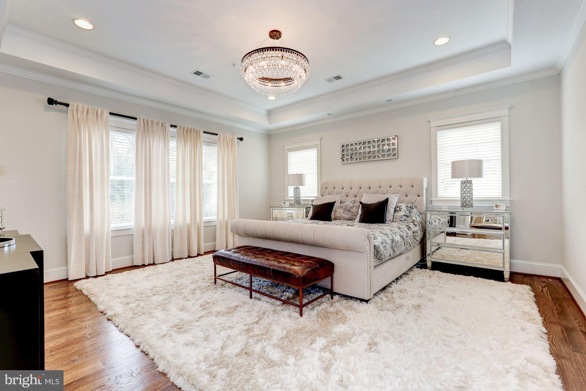 8919 Ridge Place Bethesda, MD 20817 - Photo 22 of 30 Master bedroom has 2 walk-in closets & wet bar