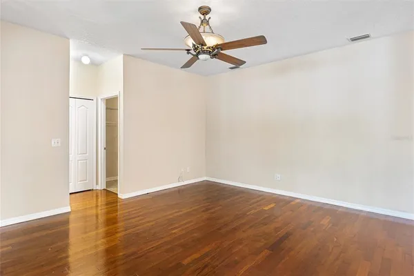 wooden floor in an empty room