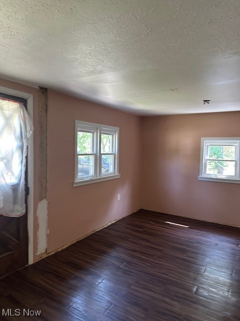 3100 Powell Road Kent, OH 44240 - Photo 8 of 15 Foyer featuring dark wood-style flooring and a textured ceiling