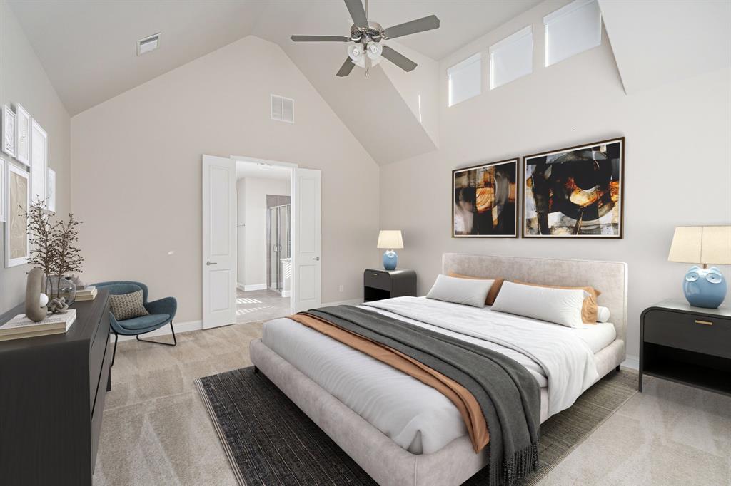 1506 Mariners Hope Way Wylie, TX 75098 - Photo 15 of 28 a bedroom with bed and furniture