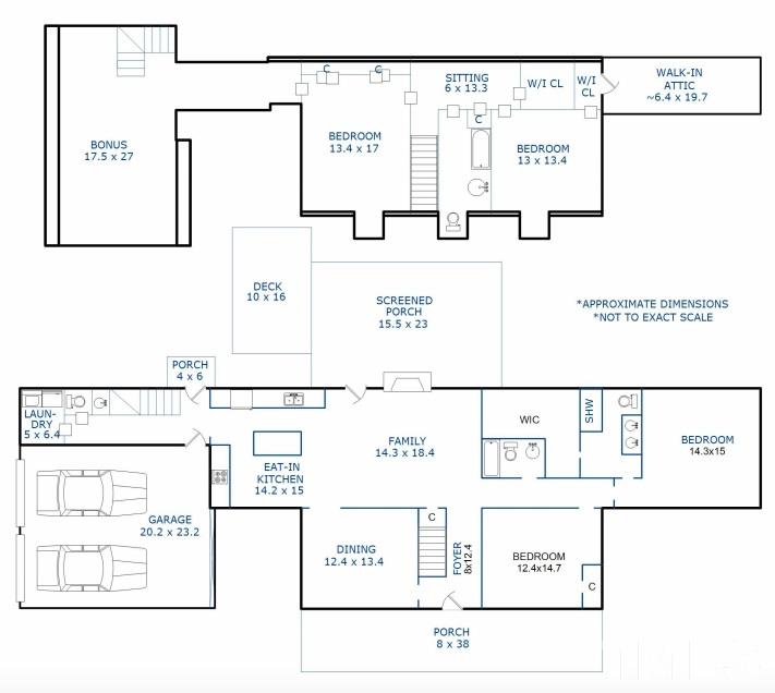 1701 Pony Run Road Raleigh, NC 27615 - Photo 30 of 30 Floor Plan of the House