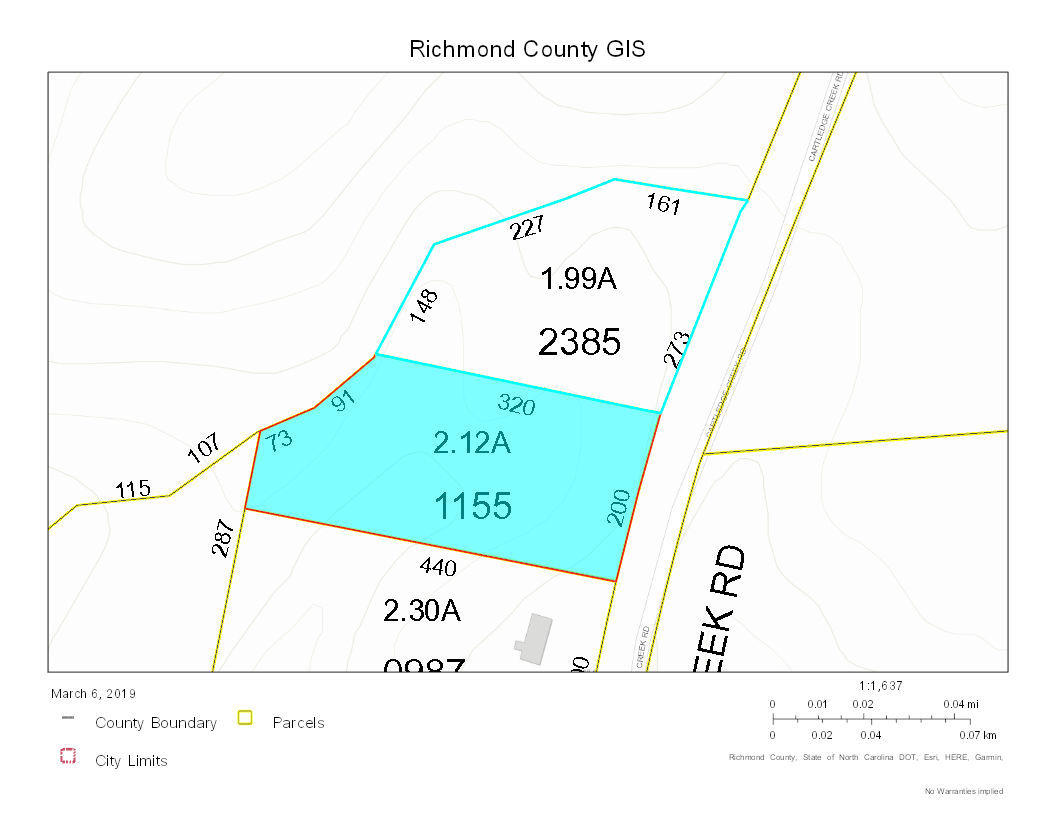 4 & 5 Rockingham Nc 28379 Rockingham, NC 28379 - Photo 1 of 2 tbd Lot #4 Cartledge Crk Rd $20000