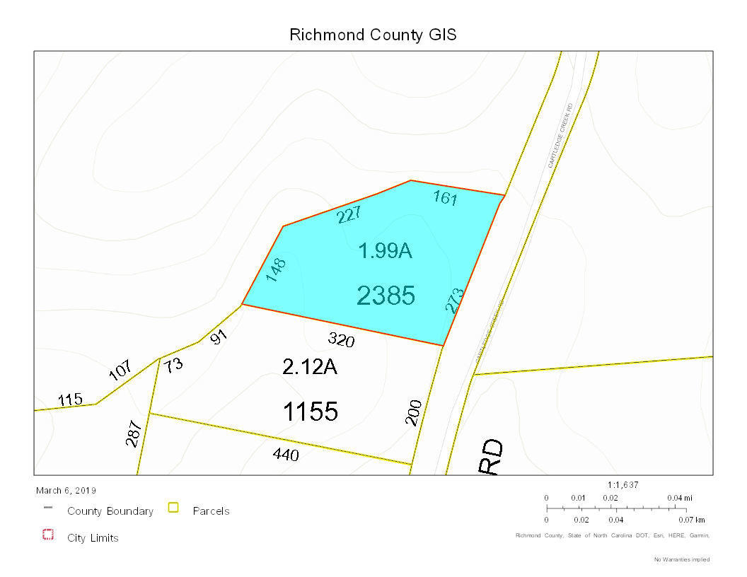 4 & 5 Rockingham Nc 28379 Rockingham, NC 28379 - Photo 2 of 2 tbd Lot #5 Cartledge Crk Rd