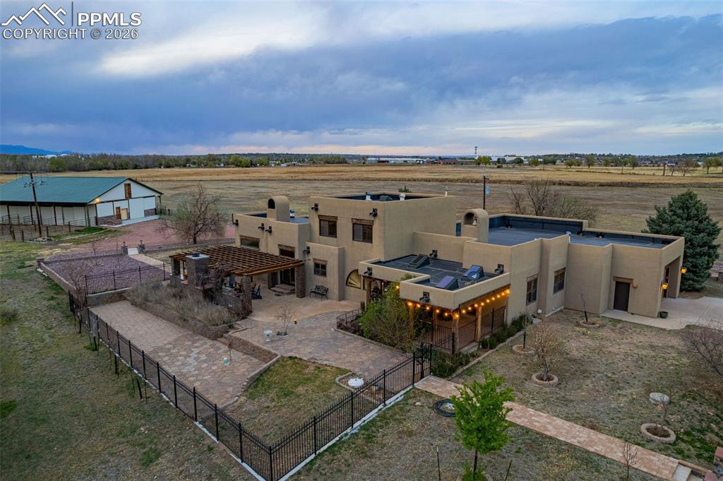 11960 Old Pueblo Road Fountain, CO 80817 - Photo 6 of 50 an aerial view of a house with outdoor space