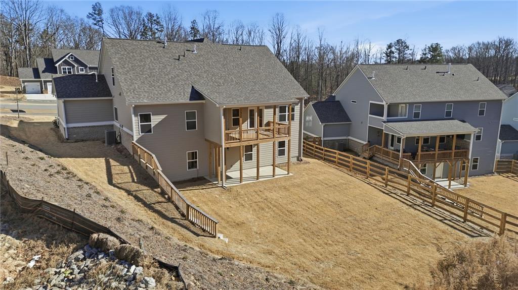 2540 Parkside Way Gainesville, GA 30507 - Photo 42 of 53 an aerial view of a house with a yard