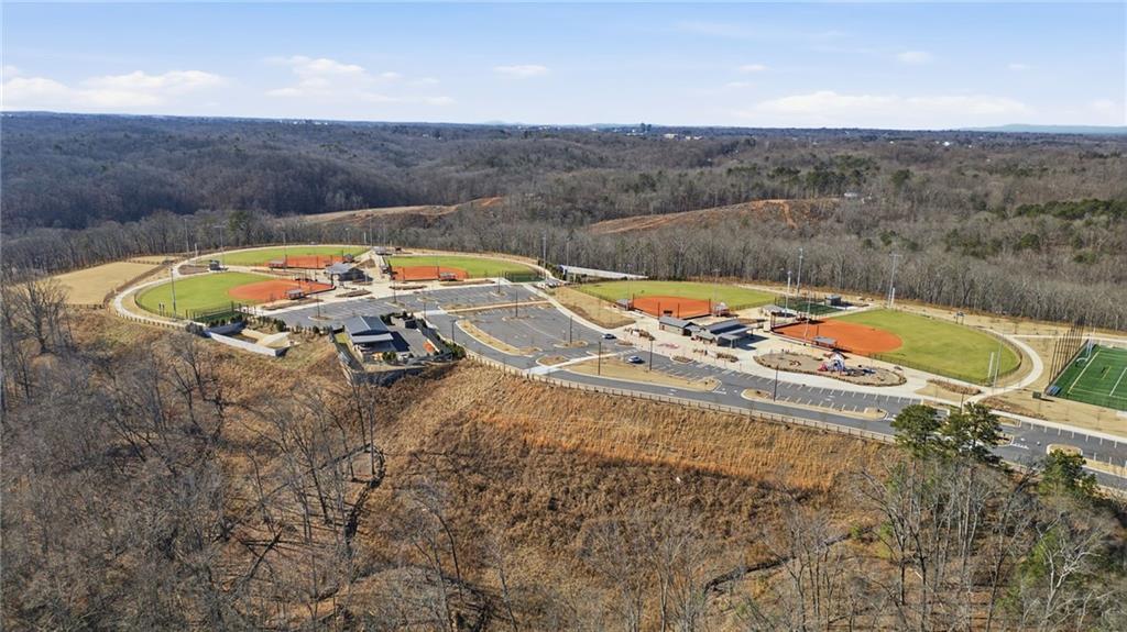2540 Parkside Way Gainesville, GA 30507 - Photo 45 of 53 a view of a swimming pool with a mountain view