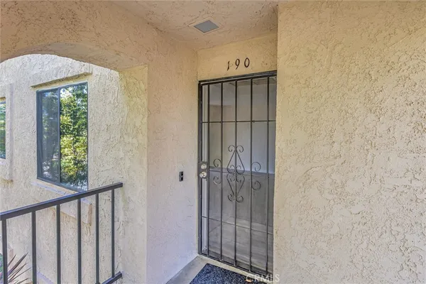 a view of front door